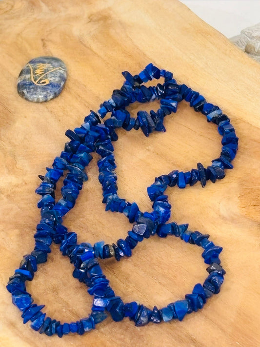 Sautoir Horizon en Lapis Lazuli